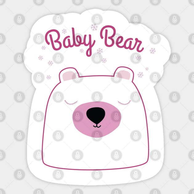 Baby Bear Sticker by Mint Cloud Art Studio